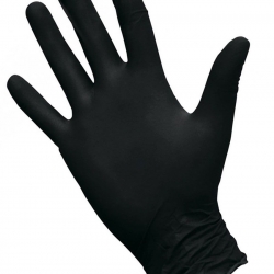 Перчатки нитриловые "Черные" неопудренные  L (100шт/уп) (10 упак/кор)